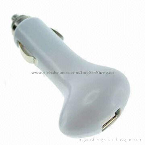 Promotional Mini Car Charger, Can Charge for iPhone/iPad/HTC with 12 to 24V DC Input